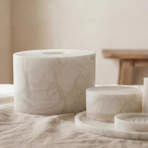 Elena Oval Tray-Alabaster