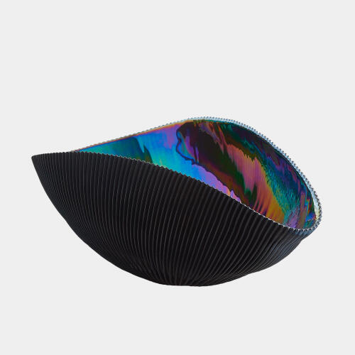 Pleated Bowl-Black