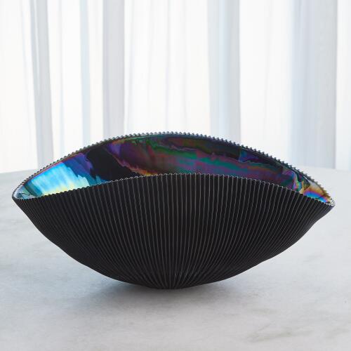 Pleated Bowl-Black