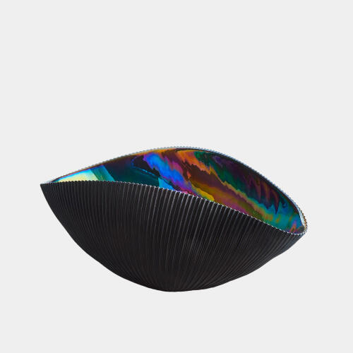 Pleated Bowl-Black