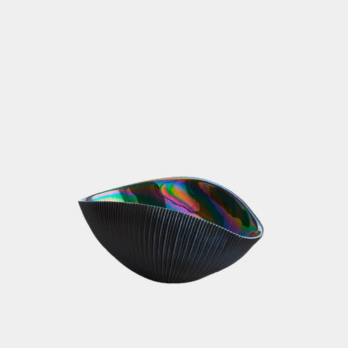 Pleated Bowl-Black