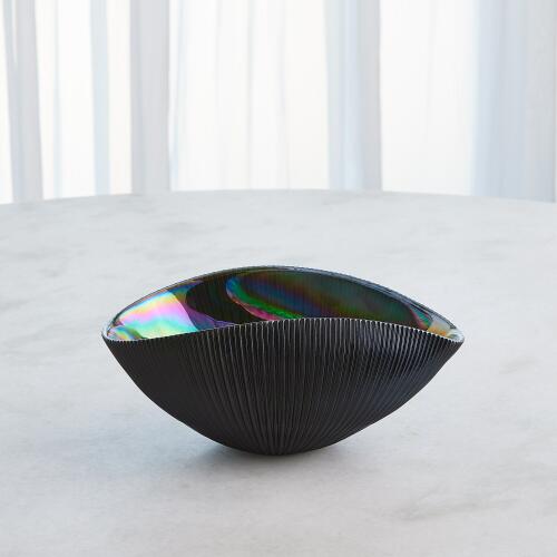 Pleated Bowl-Black