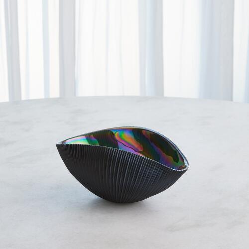 Pleated Bowl-Black