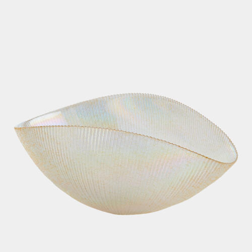 Pleated Bowl-Gold