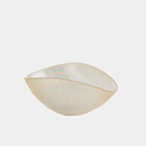 Pleated Bowl-Gold