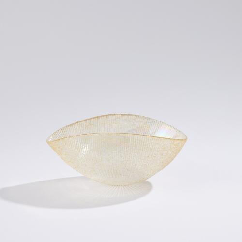 Pleated Bowl-Gold