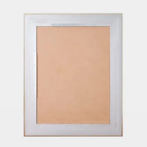 Delicate Basketweave Mirror-Silver