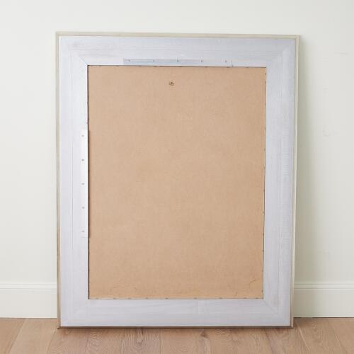 Delicate Basketweave Mirror-Silver