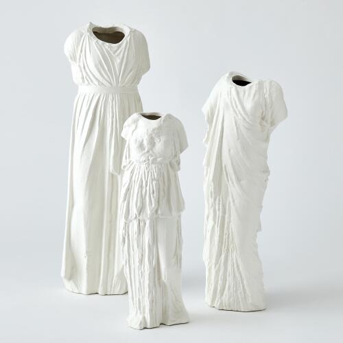 Greco Vase-Matte White