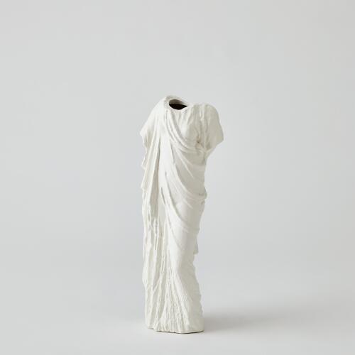 Greco Vase-Matte White