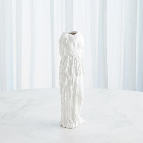 Greco Vase-Matte White