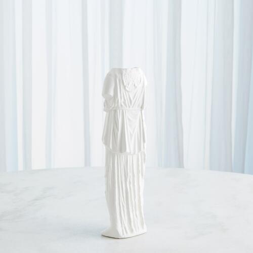 Greco Vase-Matte White