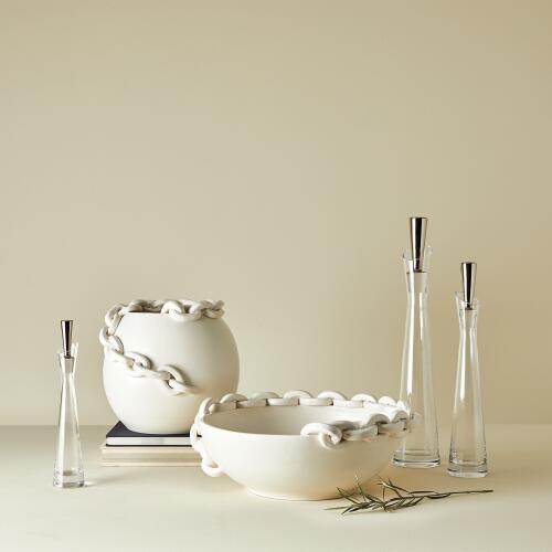 Catena Vase-Matte White