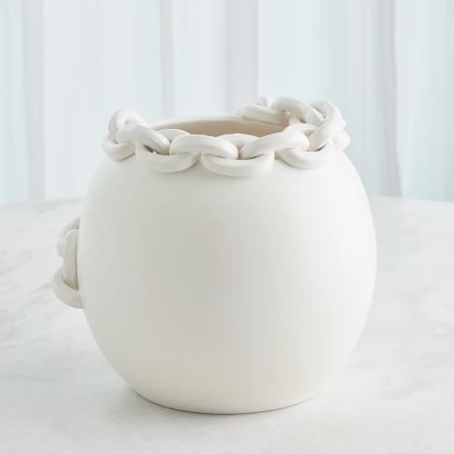 Catena Vase-Matte White