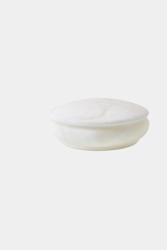 Leora Round Swivel Box-Alabaster