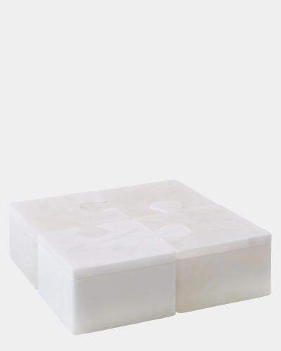 Jigsaw Swivel Box-Alabaster