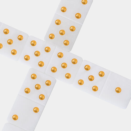 Augustus Alabaster Domino Set