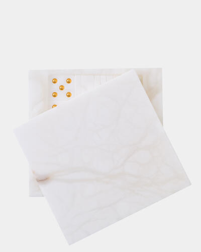 Augustus Alabaster Domino Set