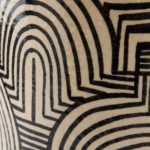 Arches Vase-Black/White