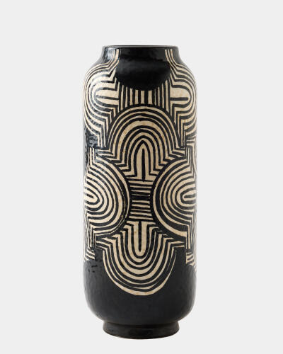 Arches Vase-Black/White