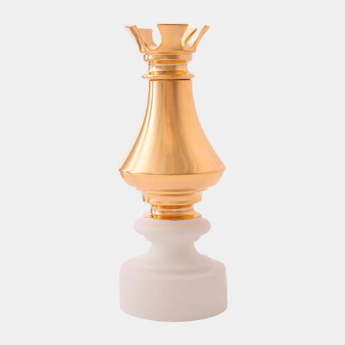 Gambit Jar-White/Gold-King
