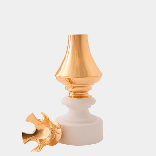 Gambit Jar-White/Gold-King