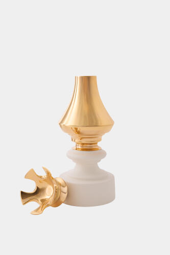 Gambit Jar-White/Gold-King