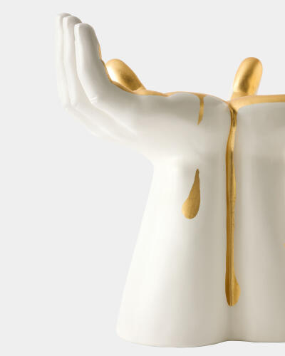 Deft Hands Stool-Gold Drip