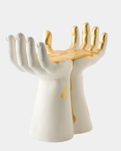 Deft Hands Stool-Gold Drip