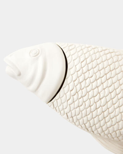 Pescare Box-White w/Gold Interior