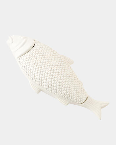 Pescare Box-White w/Gold Interior