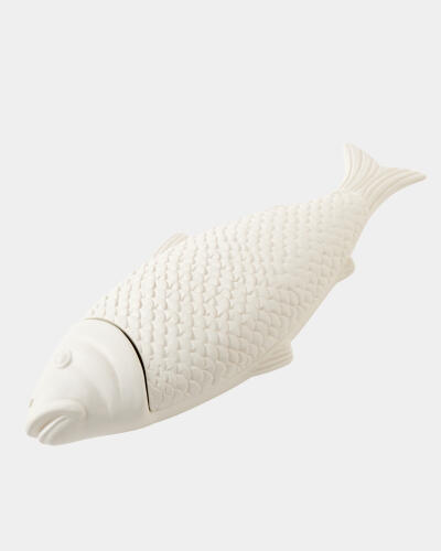 Pescare Box-White w/Gold Interior