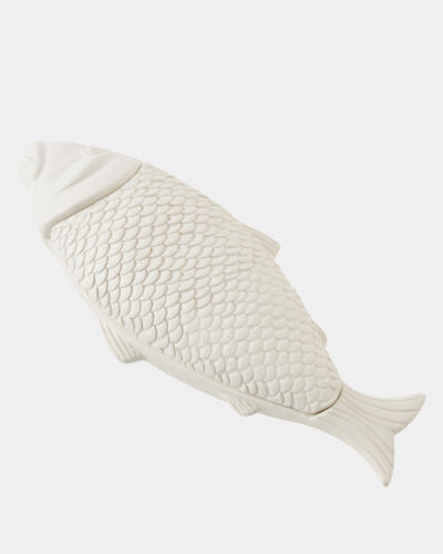 Pescare Box-White w/Gold Interior