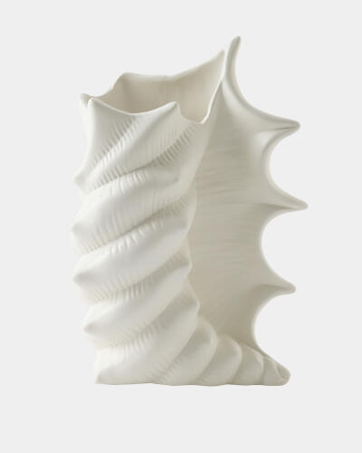 Fantastic Shell Vase-White
