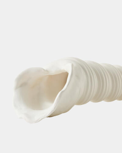 Turbinio Shell Vase-White