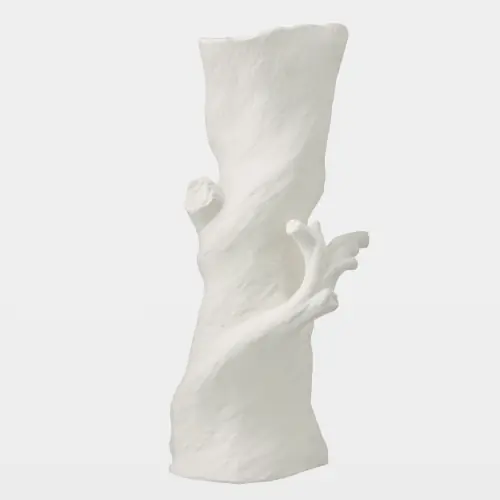 Buche Faux Bois Vase-Tall