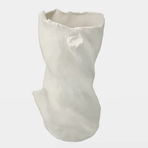 Buche Faux Bois Vase-Mid