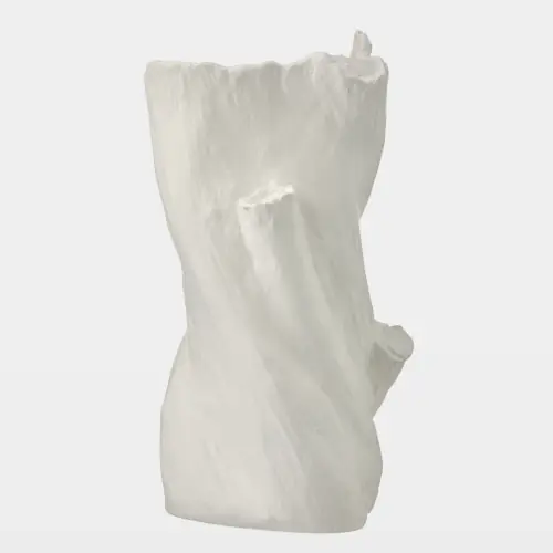 Buche Faux Bois Vase-Mid