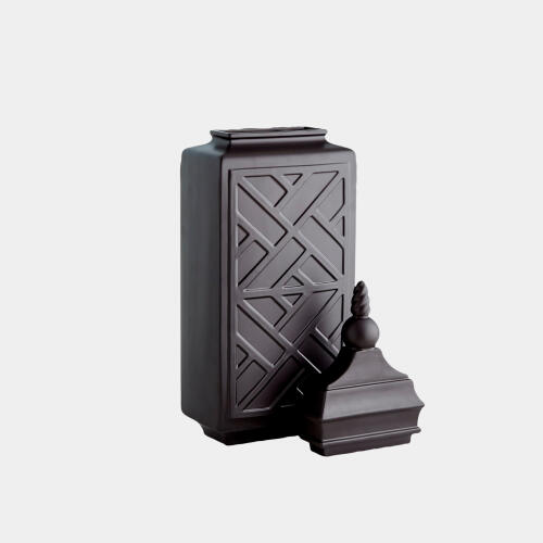 Jian Jar-Matte Black-Lg