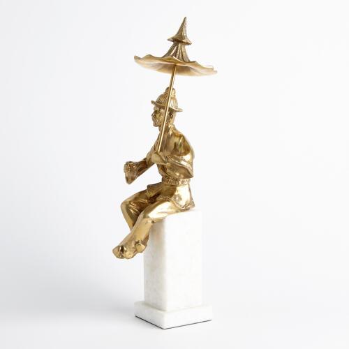 Hyson-Right Facing Tea Drinking Man