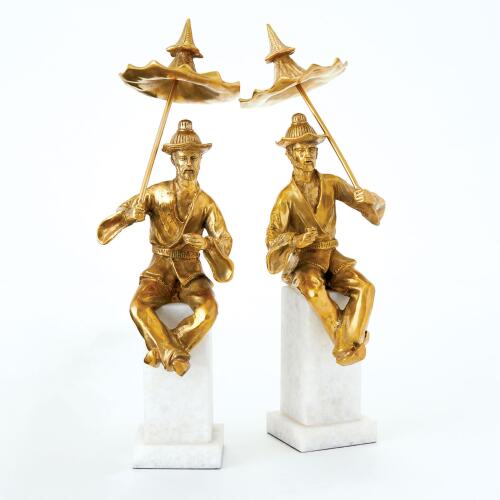 Hyson-Right Facing Tea Drinking Man