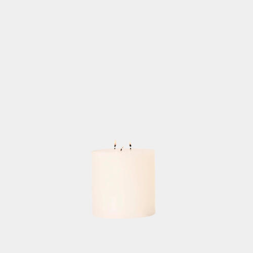 3 Wick Pillar Candle-Unscented
