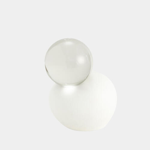 Single Meringue Sculpture-Lg w/Sphere