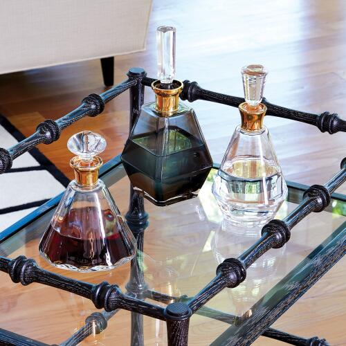 Prism Decanter-Gold