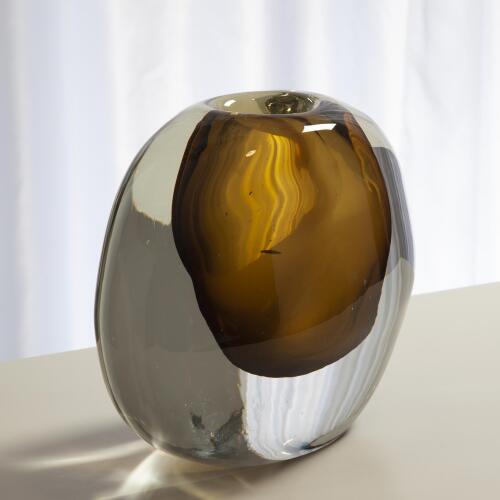 Offset Vase-Moss Green