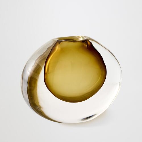 Offset Vase-Moss Green