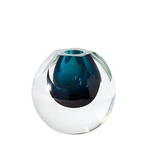 Cut Glass Vase-Azure