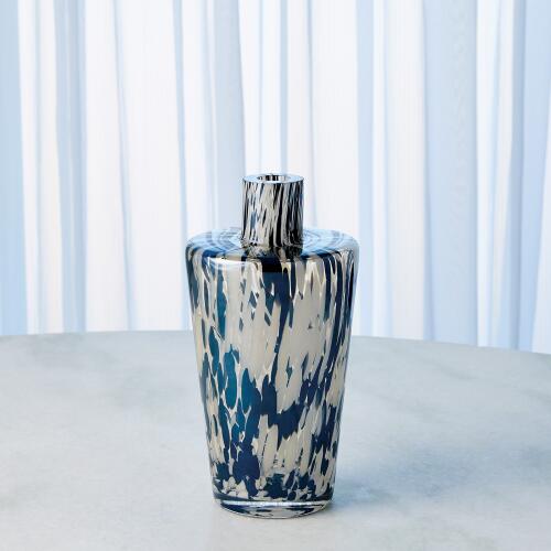 Confetti Shoulder Vase-Black/Beige