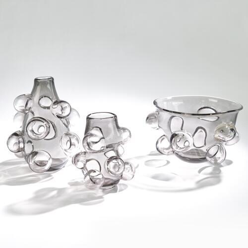 Calder Vase-Smoke Gray