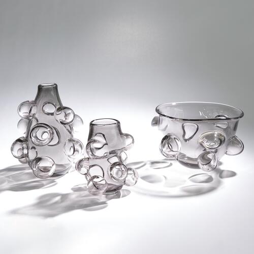 Calder Vase-Smoke Gray